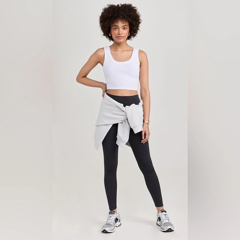 New with tags ALO Yoga White Wellness Tank Size: Medium Sold Out - Picture 9 of 10